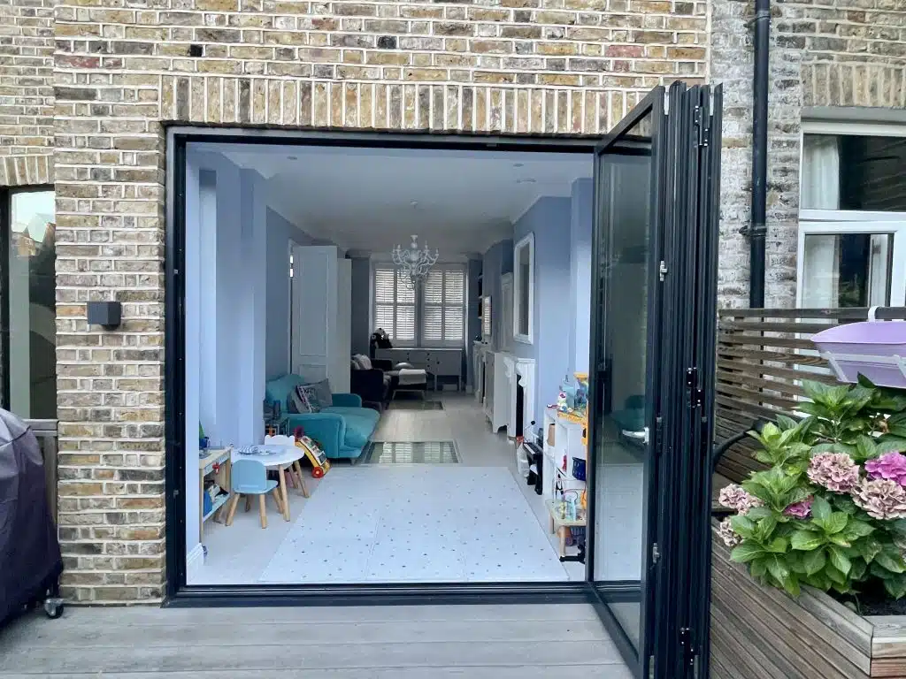 a store in a brick building