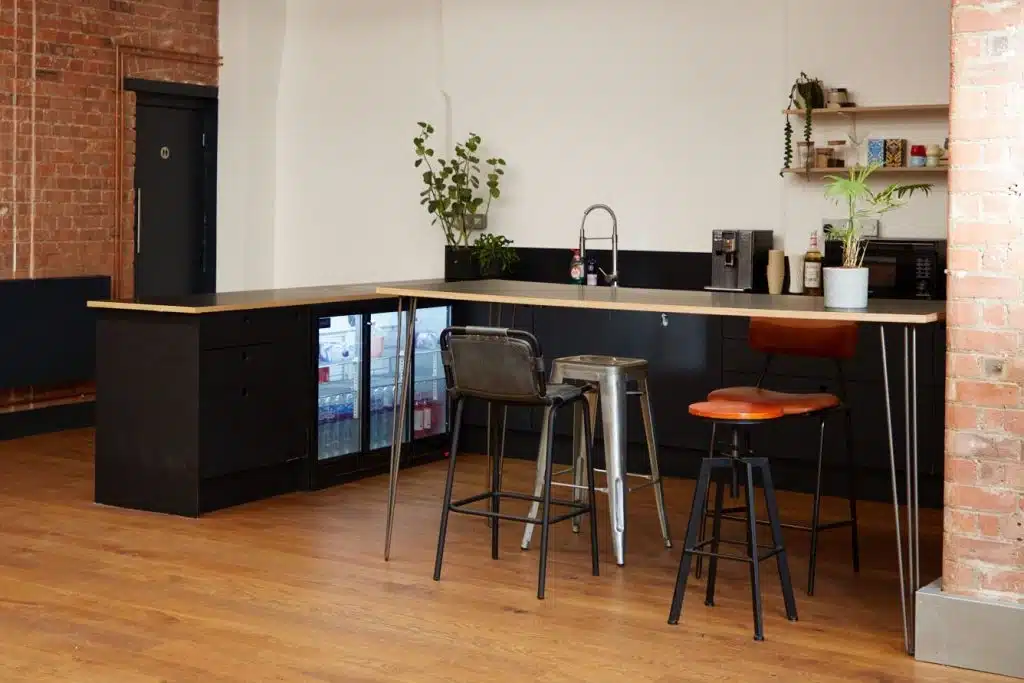 a room with a wooden floor